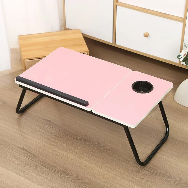 Adjustable Tilting Laptop Desk Sofa Bed Writing Notebook Computer Desk Breakfast Tray Folding Portable Table