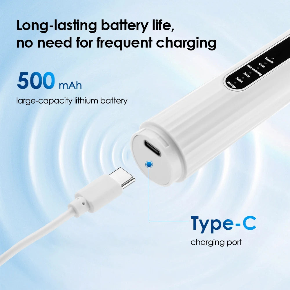 Electric Tooth Cleaner Waterproof Toothbrush Sonic Vibration Dental Scaler Plaque Calculus Tartar Remover Teeth Cleaning Tools