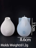 Nordic Ripples Vase Silicone Mold DIY Home Decor Ornaments Crafts Making Plaster Resin Flowerpot Casting Molds Home Decor