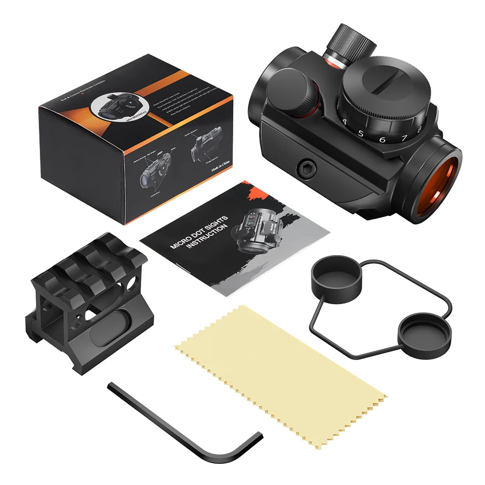 Compact Red Dot Reflex Sight for 20mm Picatinny Rail