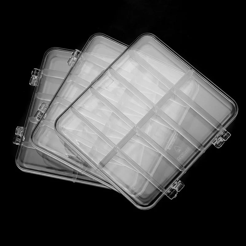 1pcs Transparent Plastic Storage Box Multifunctional Jewelry Box For Jewelry Organizer Storage Small Item Supplies Container Box