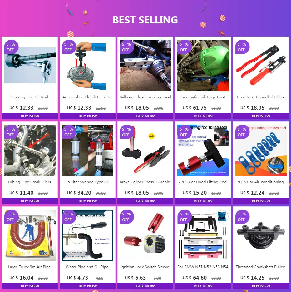 Steering Rod Tie Wrench  Dismantling and Removing Device Removal Ball Head Tool In  Gear