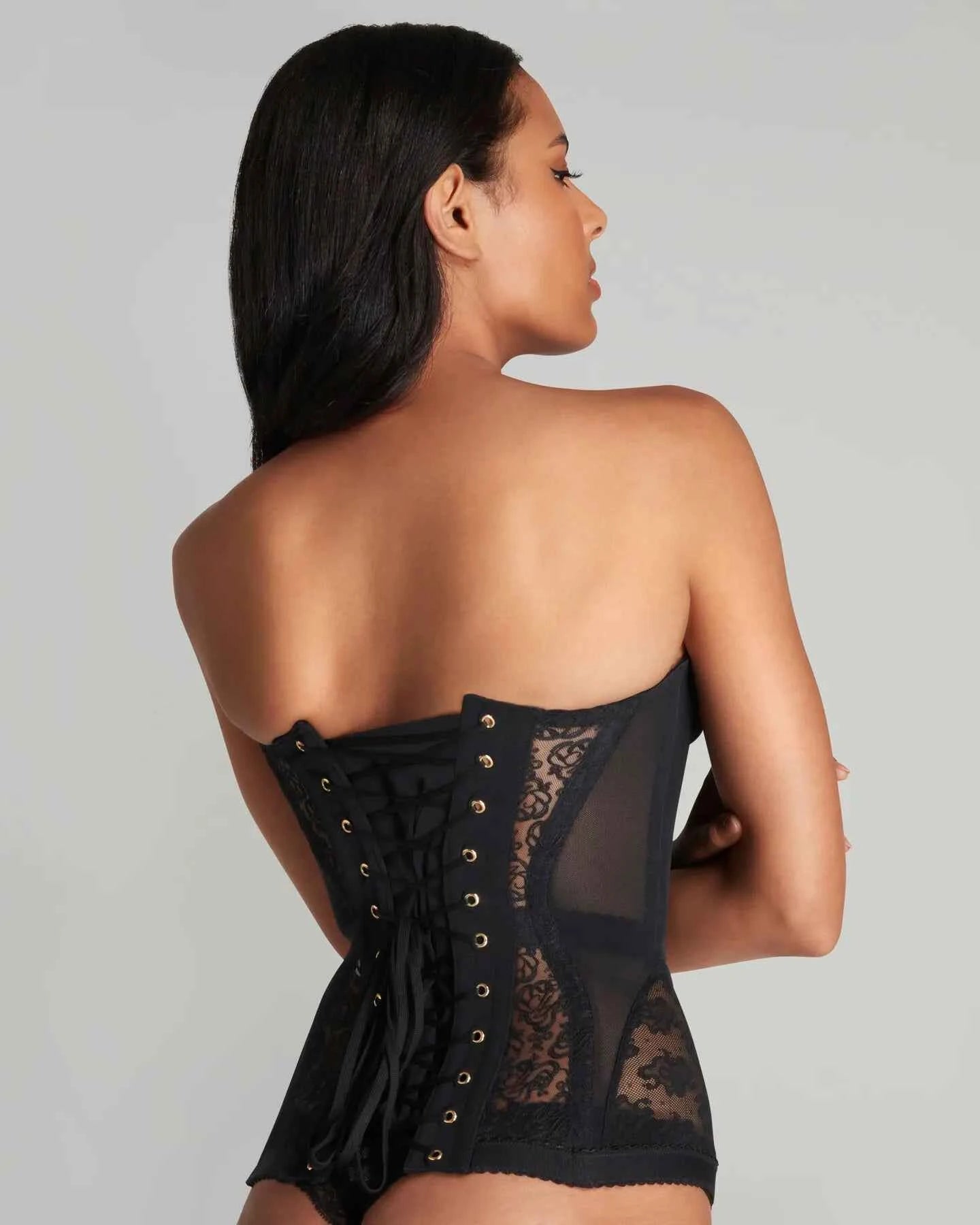 Spicy Girl Sexy Tight Corset Lace Hollow Sleeveless Strapless Top 2025 Summer Fashion Women Street Trendy Vest