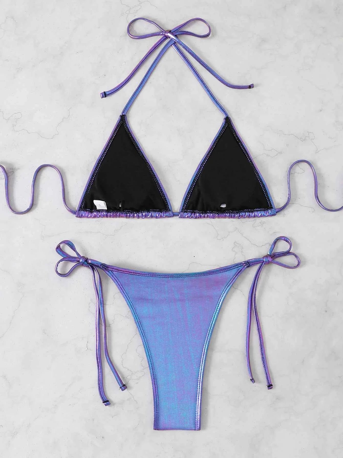 Women's Bikini Set, Sexy Two-Piece Swimsuit, Comfortable & Stylish Design, Perfect for Beachwear & Pool Parties