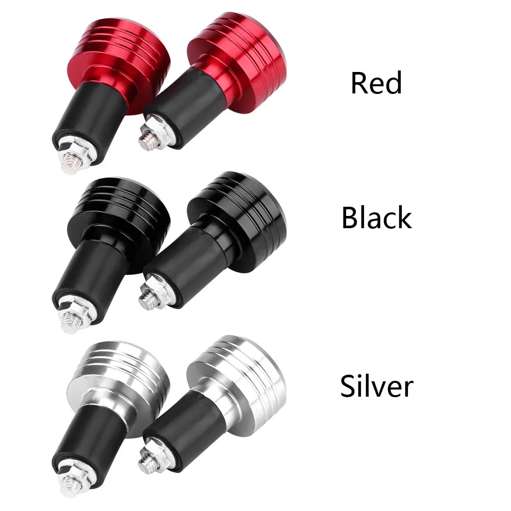 Handlebar Ends Weight Balance Plug Pair of 22mm  Aluminum Motorcycle Grip Handlebar Ends Weight Balance Plug