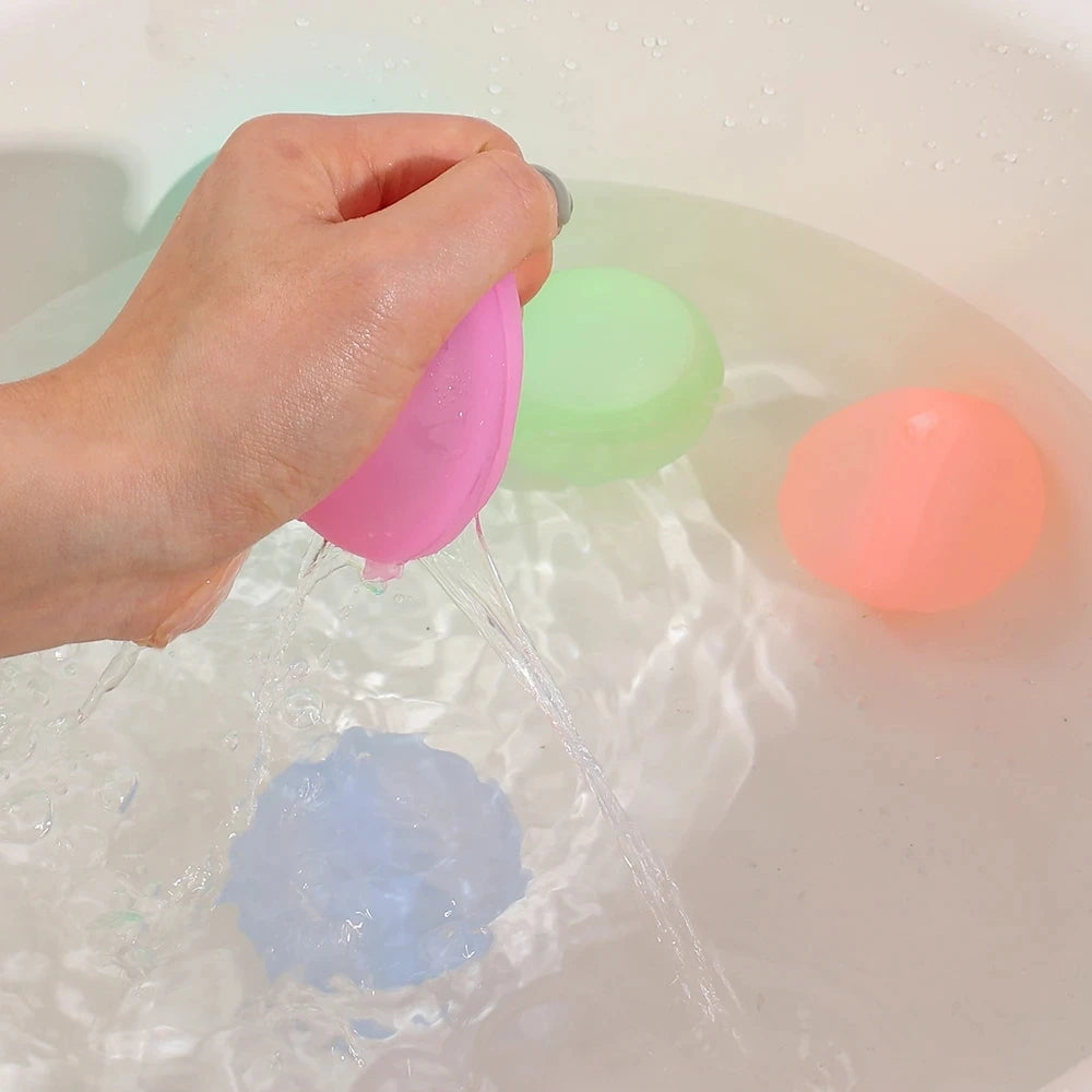 Reusable Water Balloons Toys Quick Fill Sealing Water Bomb for Summer Games Adults Outdoor Activities Toy Gifts