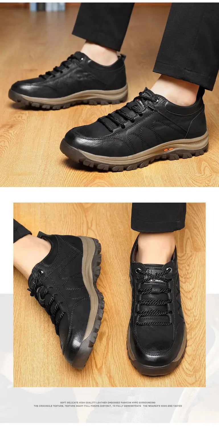 men's Outdoor leisure shoes mountaineering fashion sports shoes Anti slip lightweight shoes comfortable Men sneakers 2024 new