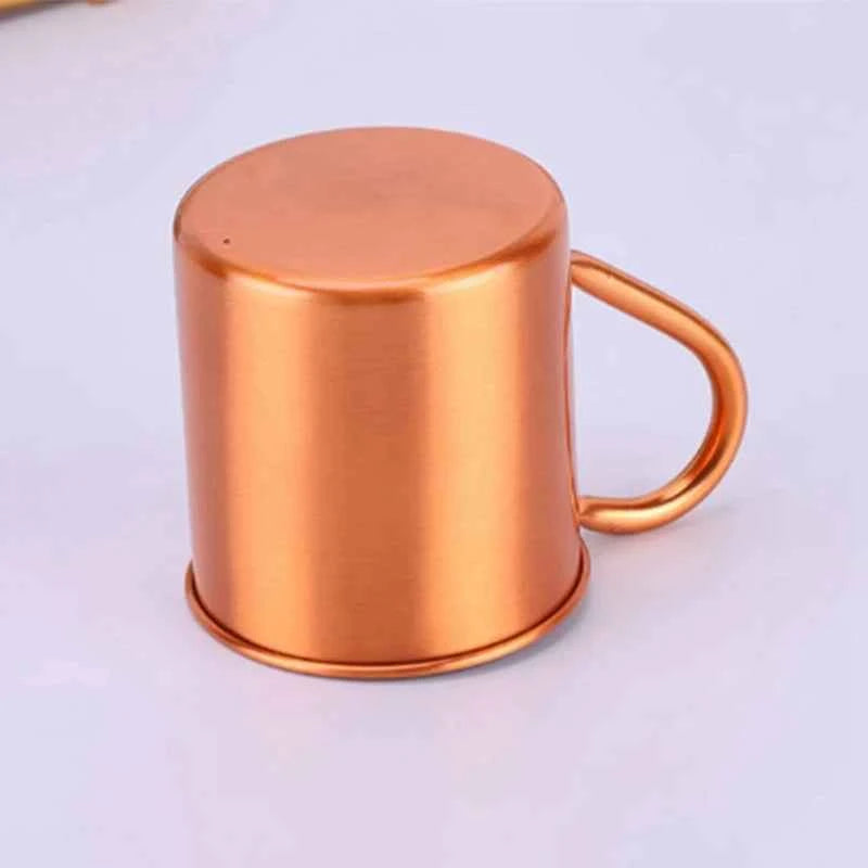 A91P Sports Products Straight Cup Handle Cocktail Cup Pure Copper Mug