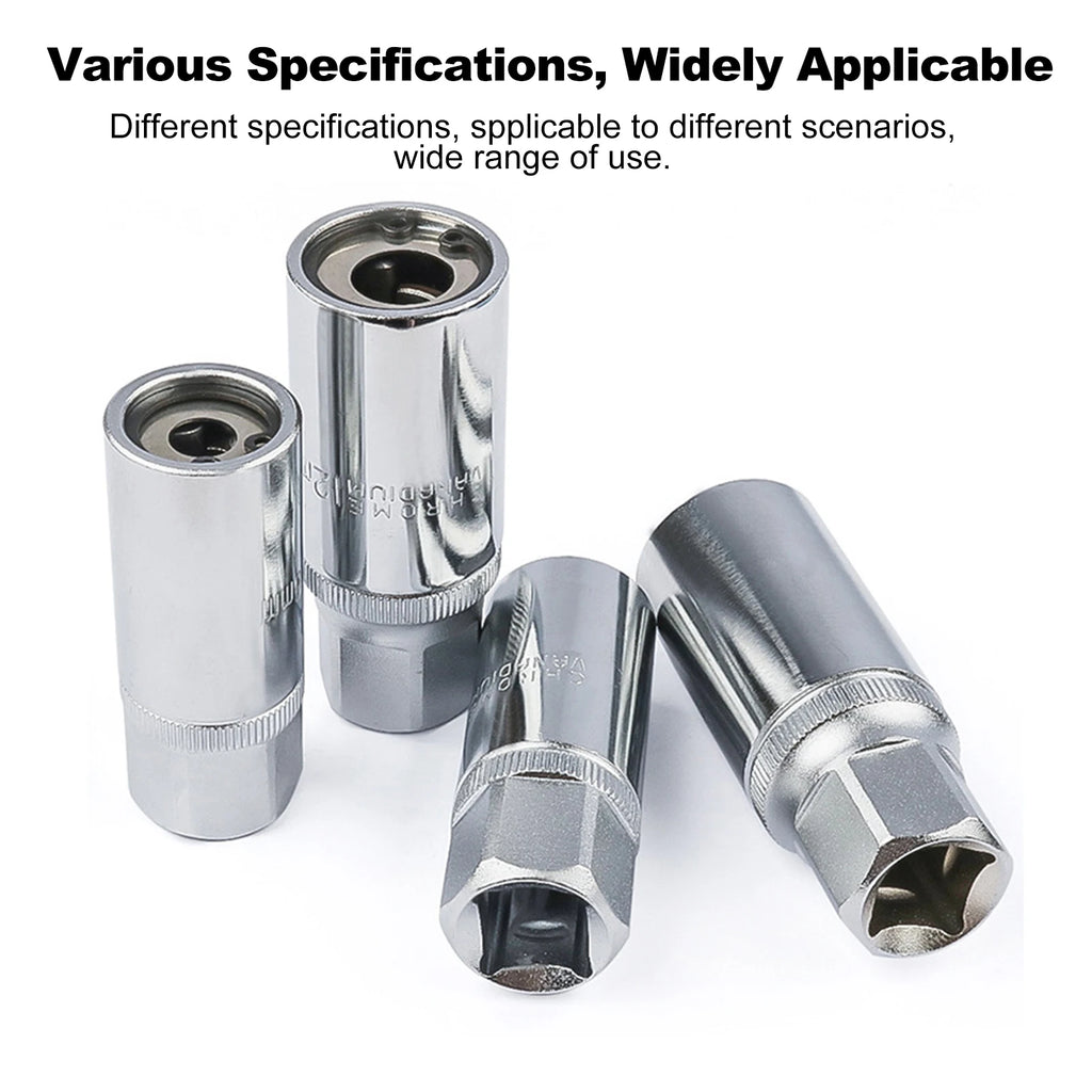 4Pcs Nut Screw Remover Extractor 6-12mm Removal Set Bolt Impact Damaged Nut Screw Removal Socket Wrench Extractor Hand Tool Kit