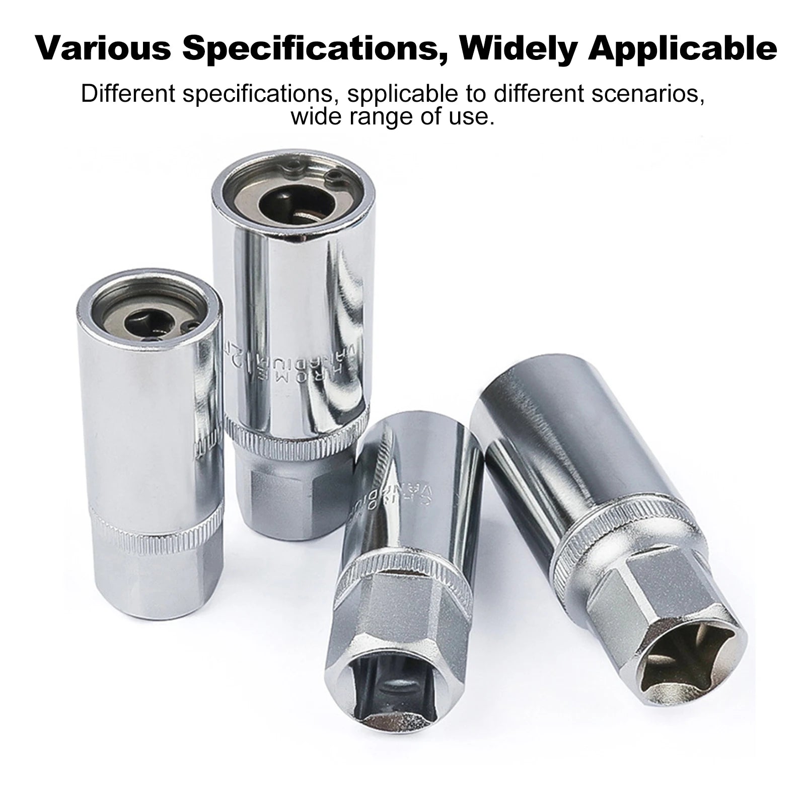 4Pcs Nut Screw Remover Extractor 6-12mm Removal Set Bolt Impact Damaged Nut Screw Removal Socket Wrench Extractor Hand Tool Kit