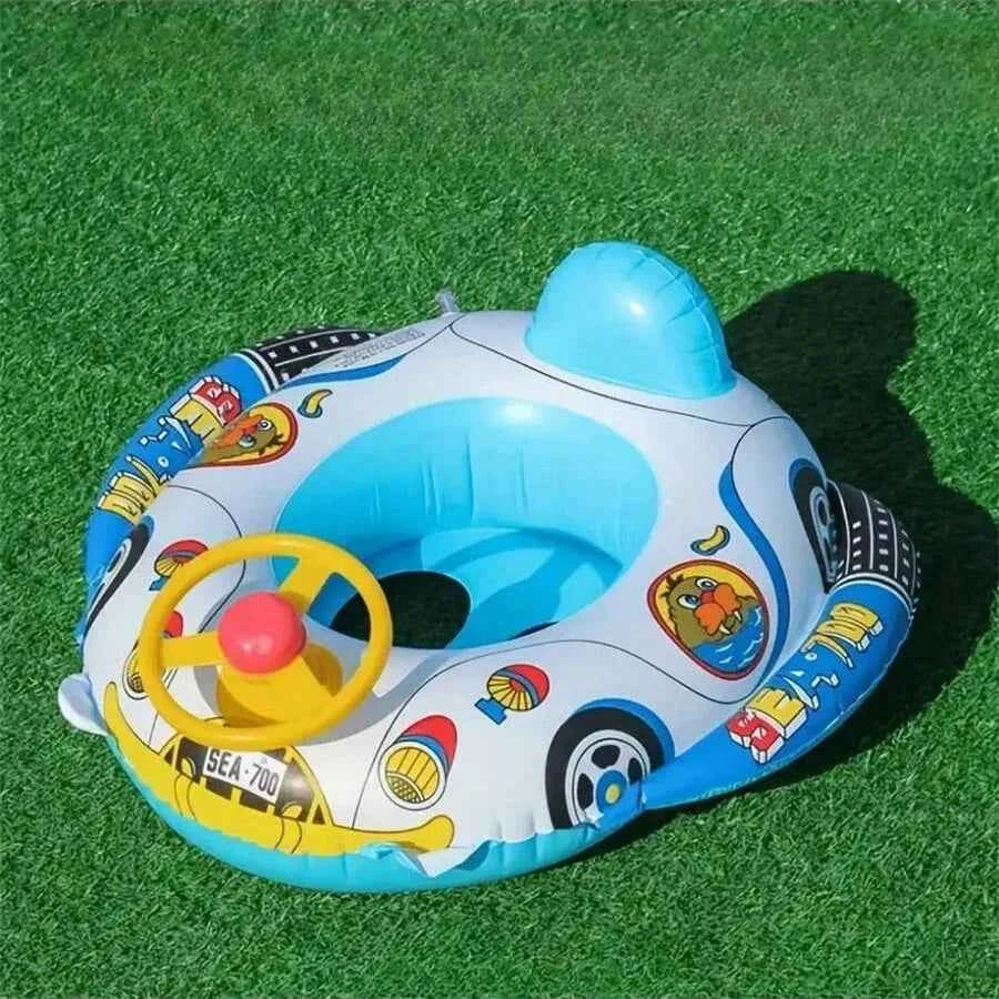 Baby Pool Inflatable Float Seat Boat Swim Ring Swimming Safe Raft Kids Water Motorcycle Car Baby Swimming Ring Floating Chair
