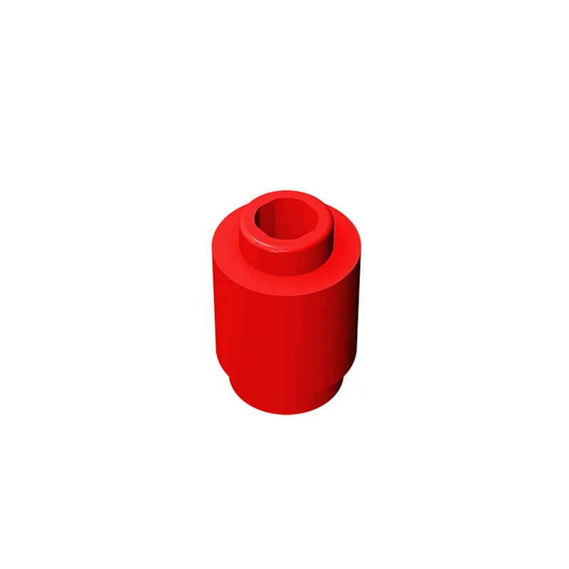 50PCS 3062b 30068 35390 3062 Accessories 1x1 Cylindrical Brick DIY Buildings Blocks Educational Toys City Toy