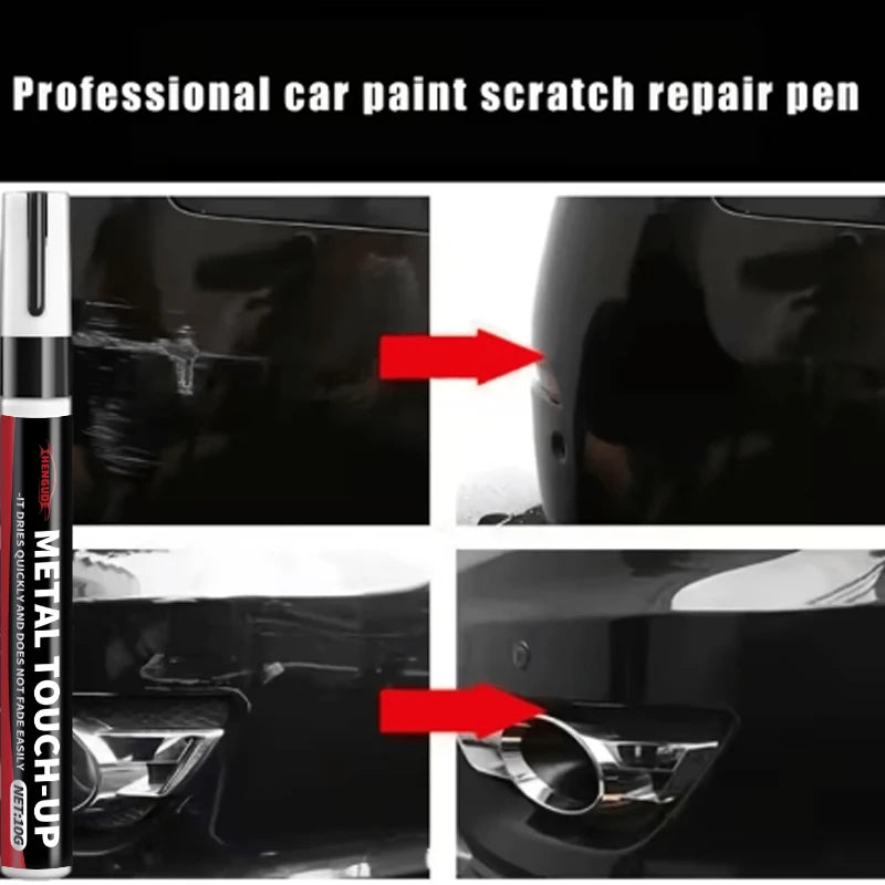 Car Paint Repair Pen, Professional-Grade Car Interior Paint Repair Pen - Black Plastic Scratch Repair Pen, Suitable for Steering Wheel, Dashboard, and Plastic Surfaces - Car Maintenance, Interior Restoration, Dashboard Refurb