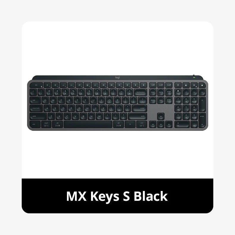 NEW Logitech MX Keys S Wireless Bluetooth Keyboard Office Multi-device Connection Backlit Bolt Ultra-thin and Portable