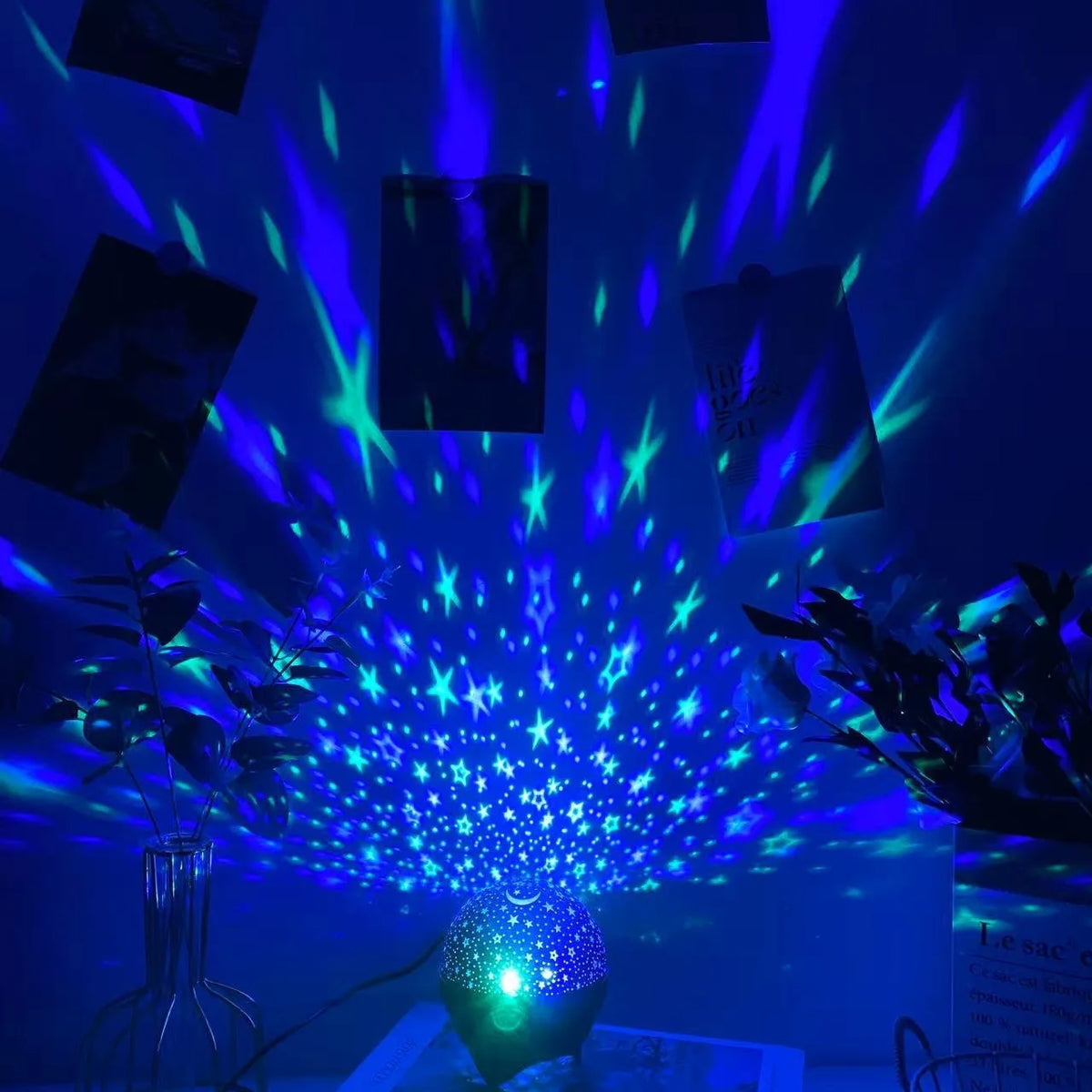 RGB Galaxy Night Light Projector Lamp for Kids Rooms