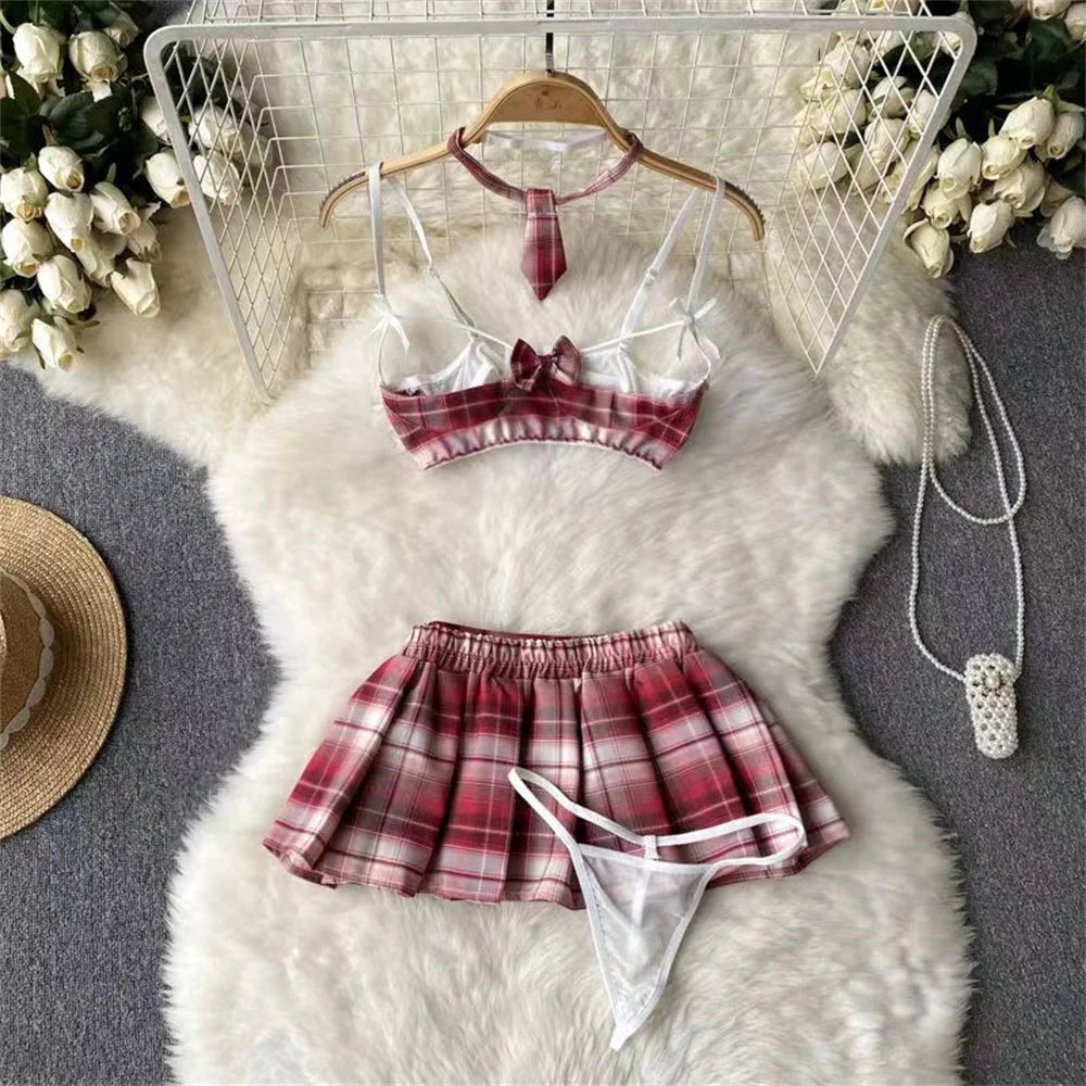 Women's V-neck Sexy Elegant Lace Camisole Jumpsuit Hollowed Transparent Tight Fitting Pajama Adjustable Shoulder Straps Hotsweet
