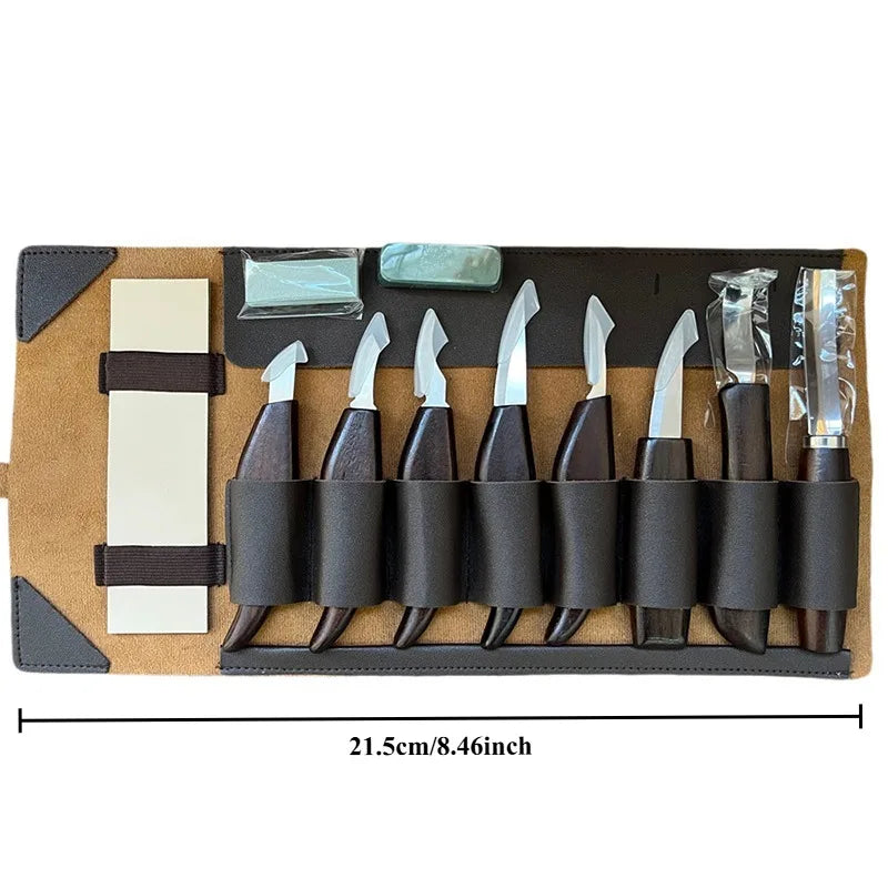 Wood Carving Tools Professional 15PCS Wood Carving Tools Hand Carving Knife Set Multifunctional Carpentry Wood Tools