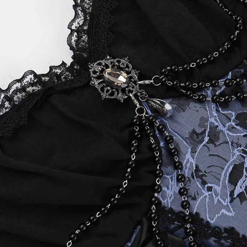2024 New Vintage Gothic Purple Mini Dress Women Sexy Spaghetti Strap High Waist Dresses Punk Grunge Slim Party Club Dress Women