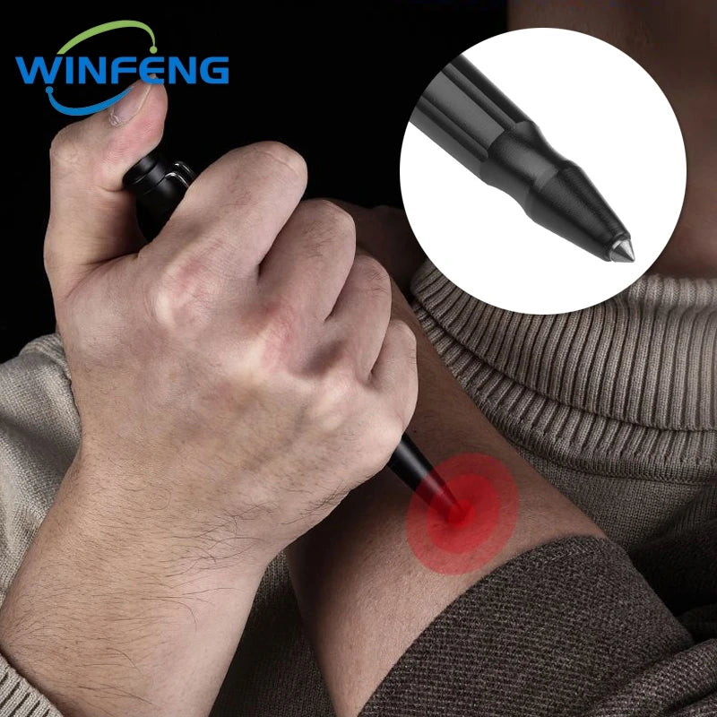 Self Defense Tactical Pen Security Protection EDC Tool Office Student BallPoint Pen Emergency Windows Breaker Survival Equipment