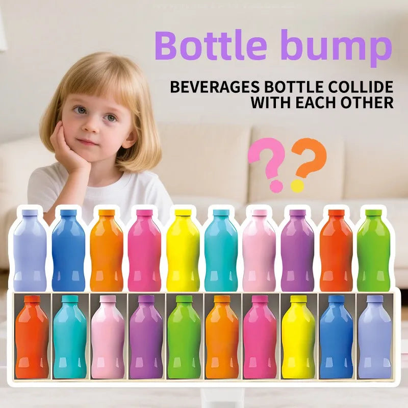 Bottle Color Match Game, an entertaining family board game suitable for children aged 8-12, designed for 2-4 players
