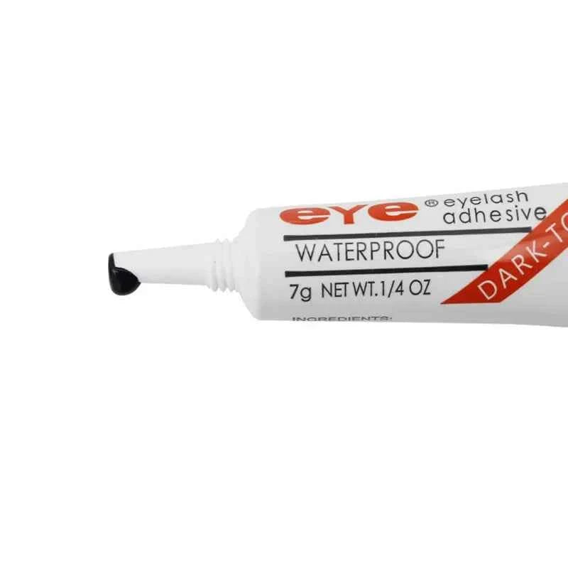 False Eyelash Extension Glue Waterproof Makeup Tools Accessories Eyelash Glue New Strong Lash Glue Adhesive 7g, Black or Clear