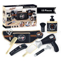 Kids Pretend Play Toys Simulation Hair Styling Salon Shaving Set Fashion Makeup Set Toy for Birthday Party Dress Up Game Gift