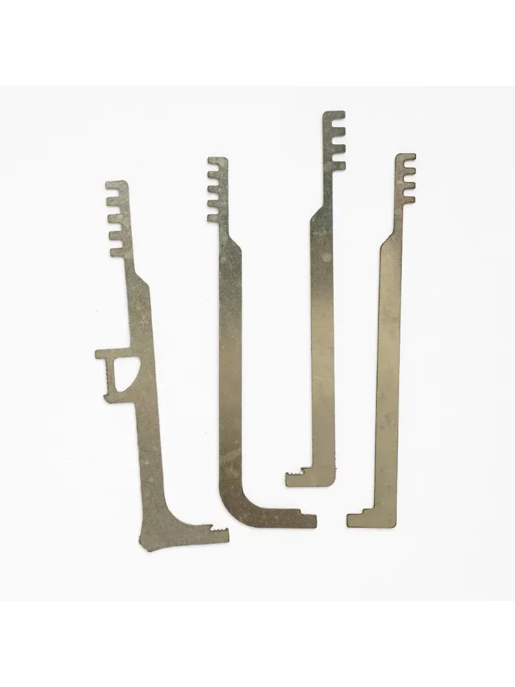 Locksmith Push Rod Tension Wrench Tools for Lock,Comb Lock Tools Portable Pocket Tools