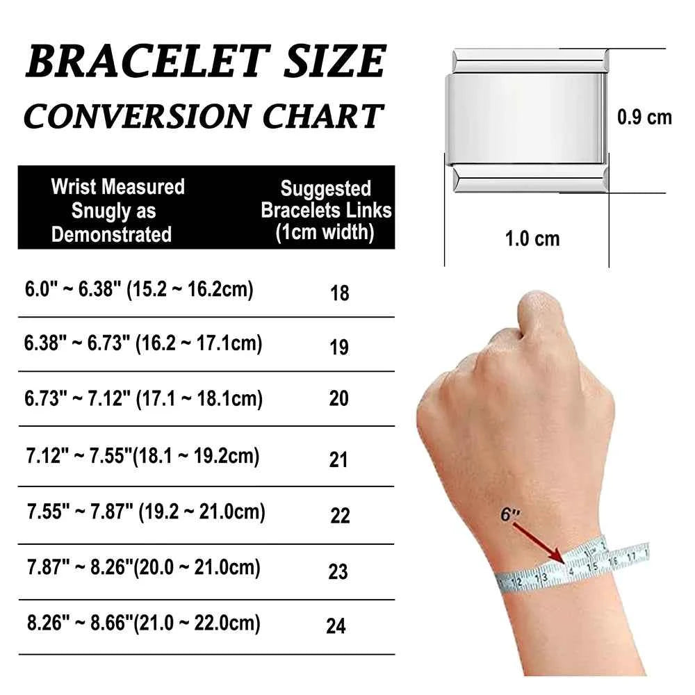 New Arrivals Y2K Classic Blue Loving Heart Demon's Eye Starry Sky Italian Link Fit 9mm Stainless Steel Charm Bracelet DIY Making