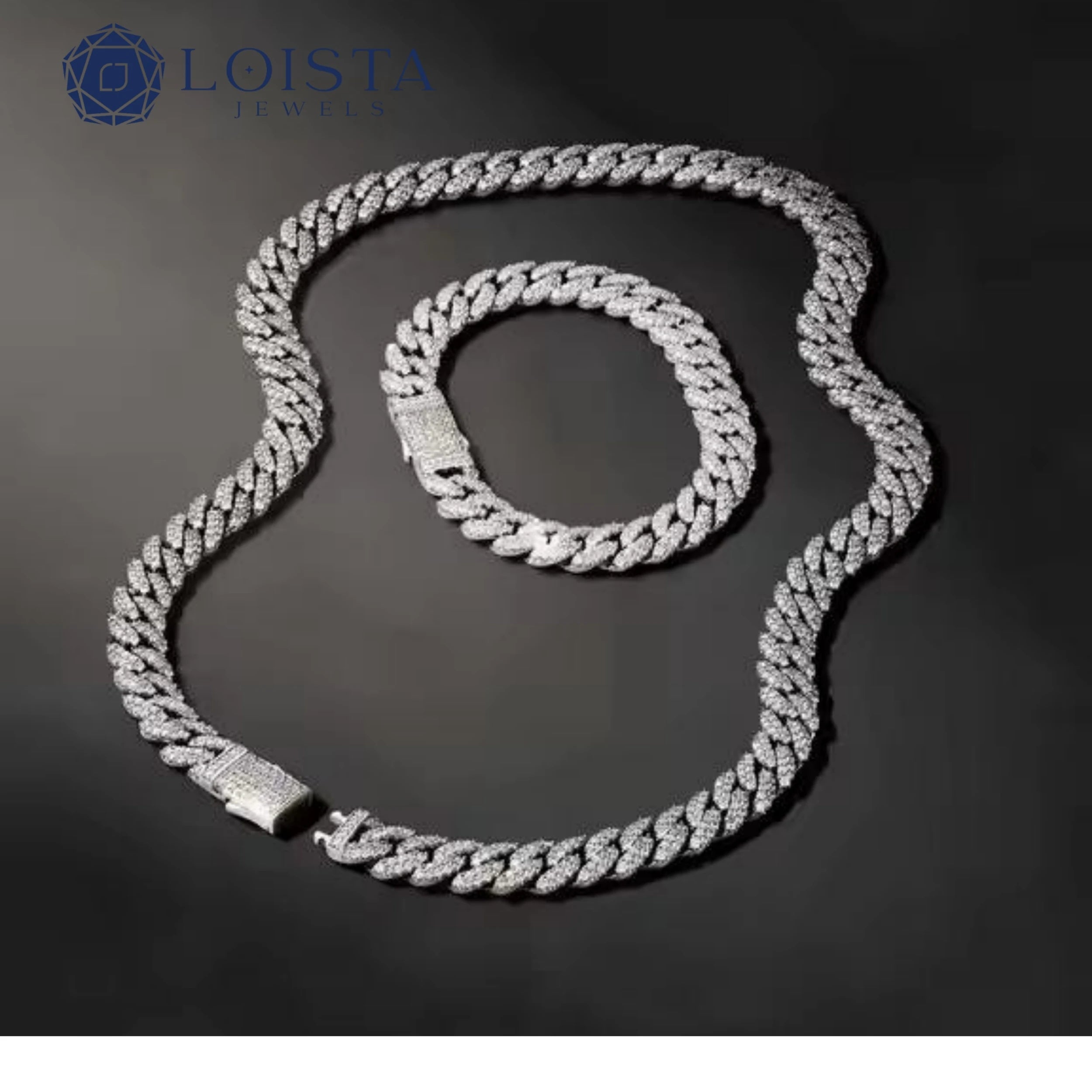 IGI Certified Lab Grown Diamond Hip Hop Cuban Link Chain Necklace In Gold Iced Out Chain for Men