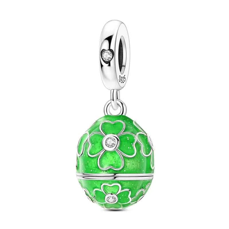 New 925 Sterling Silver Red Polka Dot Doll Charms Pendants Fit Original 925 Bracelet Necklace Fine DIY Birthday Jewelry
