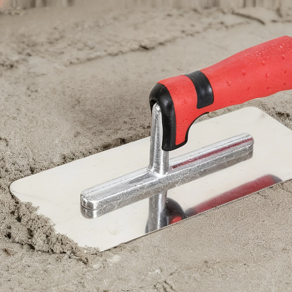 Concrete Tools Set Stainless Steel Flat Finishing Trowel 3 PC Cement Drywall Plastering Tile Masonry Construction Hand Kit