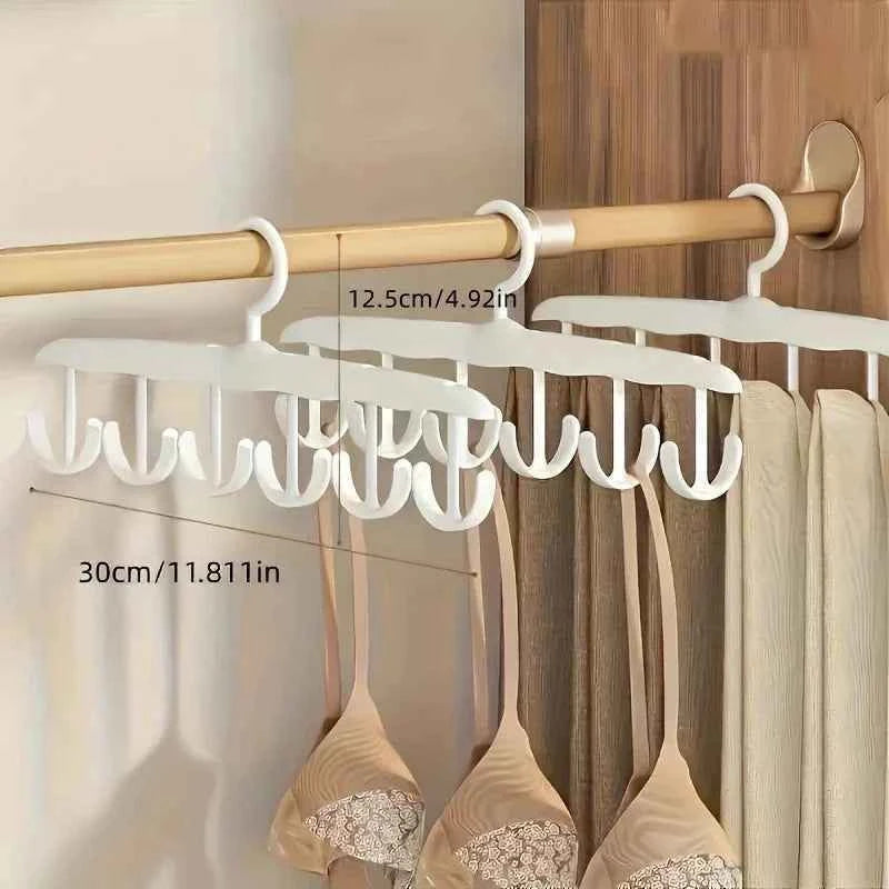 12-Hook Rotating Hanger – Space-Saving Closet Organizer for Ties, Belts, Underwear, Skirts | Portable Home & Dorm Storage 2030