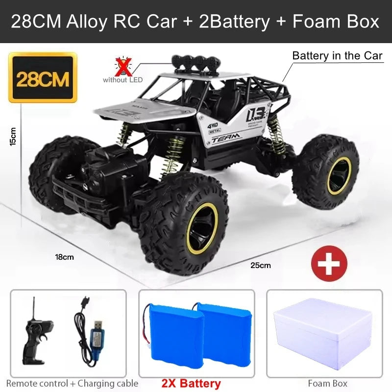 Oike RC Car Remote Control Climbing Vehicle Outdoor All Terrain 4X4 Off-road Trucks Rock Climber 4WD Buggy Racing Drift Cars Toy