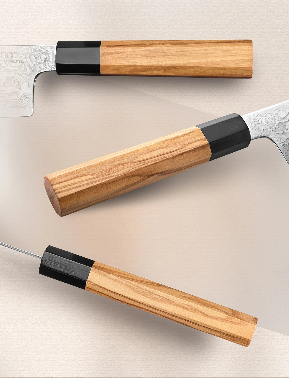 XINZUO 7'' Nakiri Knife Damascus Knife Genuine Vegetable Chopper High Quality Olive Handle Kitchen Novel Kitchen Accessories