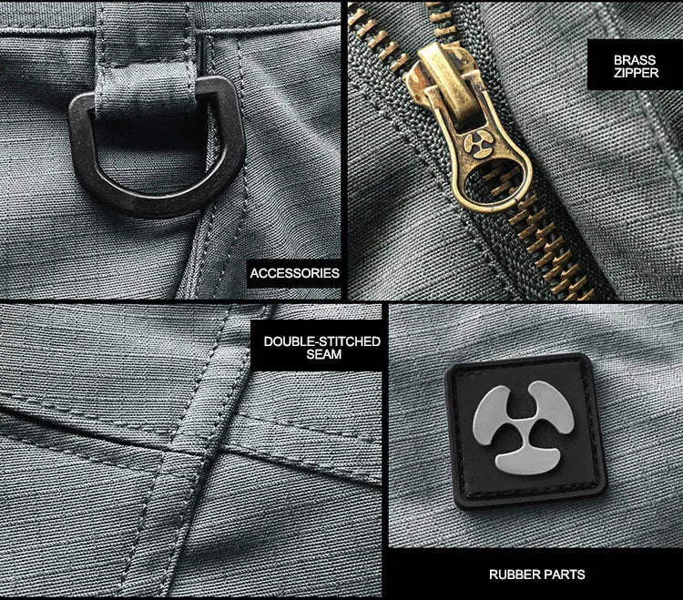 High Quality Men's Tactical Pants Arisoft Waterproof Multiple Pockets Cargo Pant Men Clothing Tooling Trousers A2F311