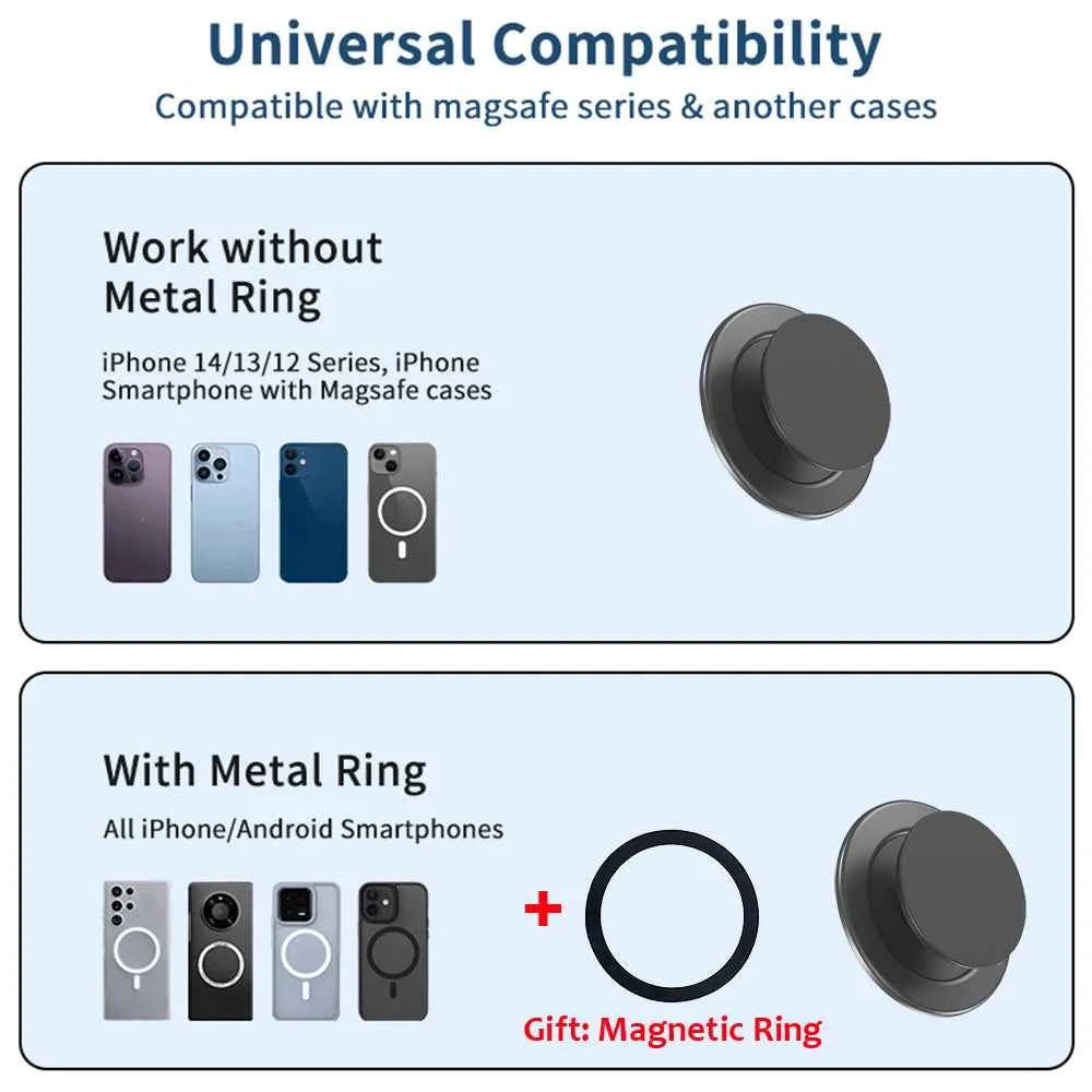 Grippopso Magnetic Folding Mobile Phone Grip Holder Socket Support Tok for IPhone 16 15 14 13  Ring Finger Expanding Stand