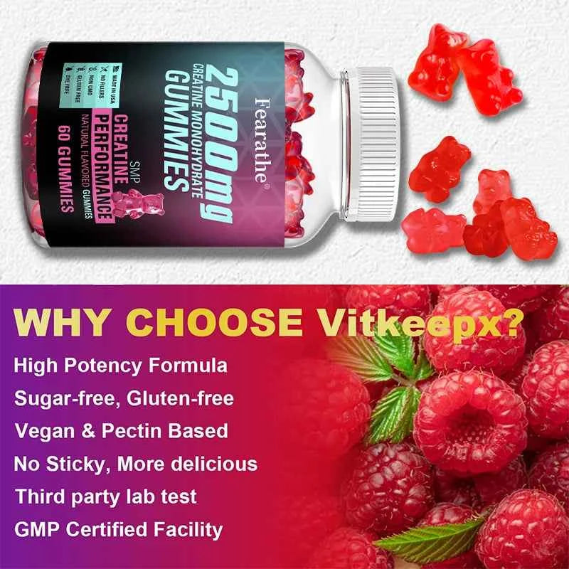 Creatine Monohydrate Gummies – Muscle Growth & Energy