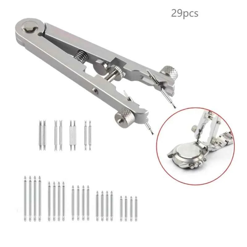 Watch Spring Bar Plier Tool Kit Spring Bar Tweezer Tool For Watch Wrist Bands Strap Removal Repair Fix Set