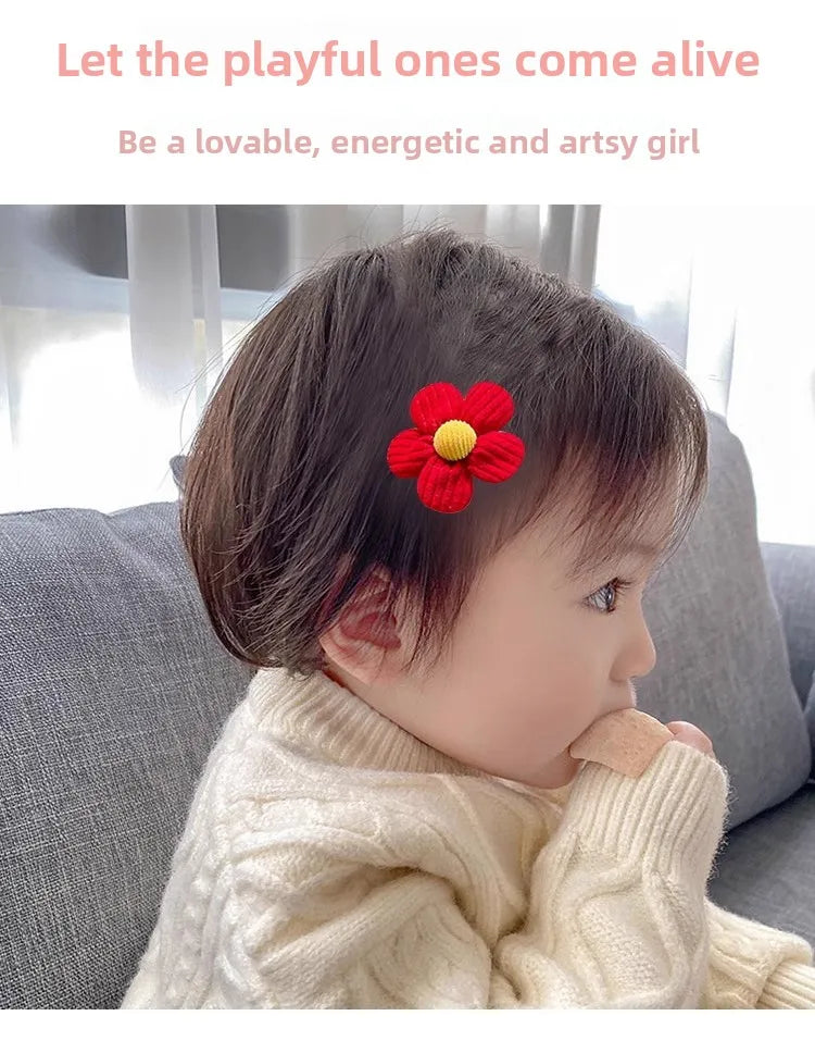 Cute Baby Hair Clip Baby Does Not Hurt Hair Clip Children's Hair Accessories Girls Side Bangs Hair Clip Headdress.