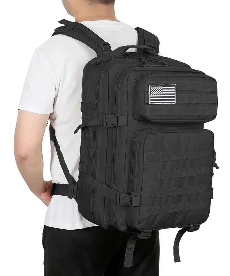 Outdoor Tactical Backpacks 45L Large Capacity Man 3 Days Molle Assault Bags For Outdoor Trekking Camping Backpack