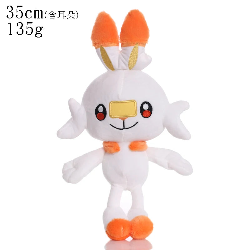 New Pokemon Snivy Abra Treecko Plush Kawaii Eevee Charizard Pikachu Genger Jirachi Blastoise Doll Aerodactyl Wholesale Gifts