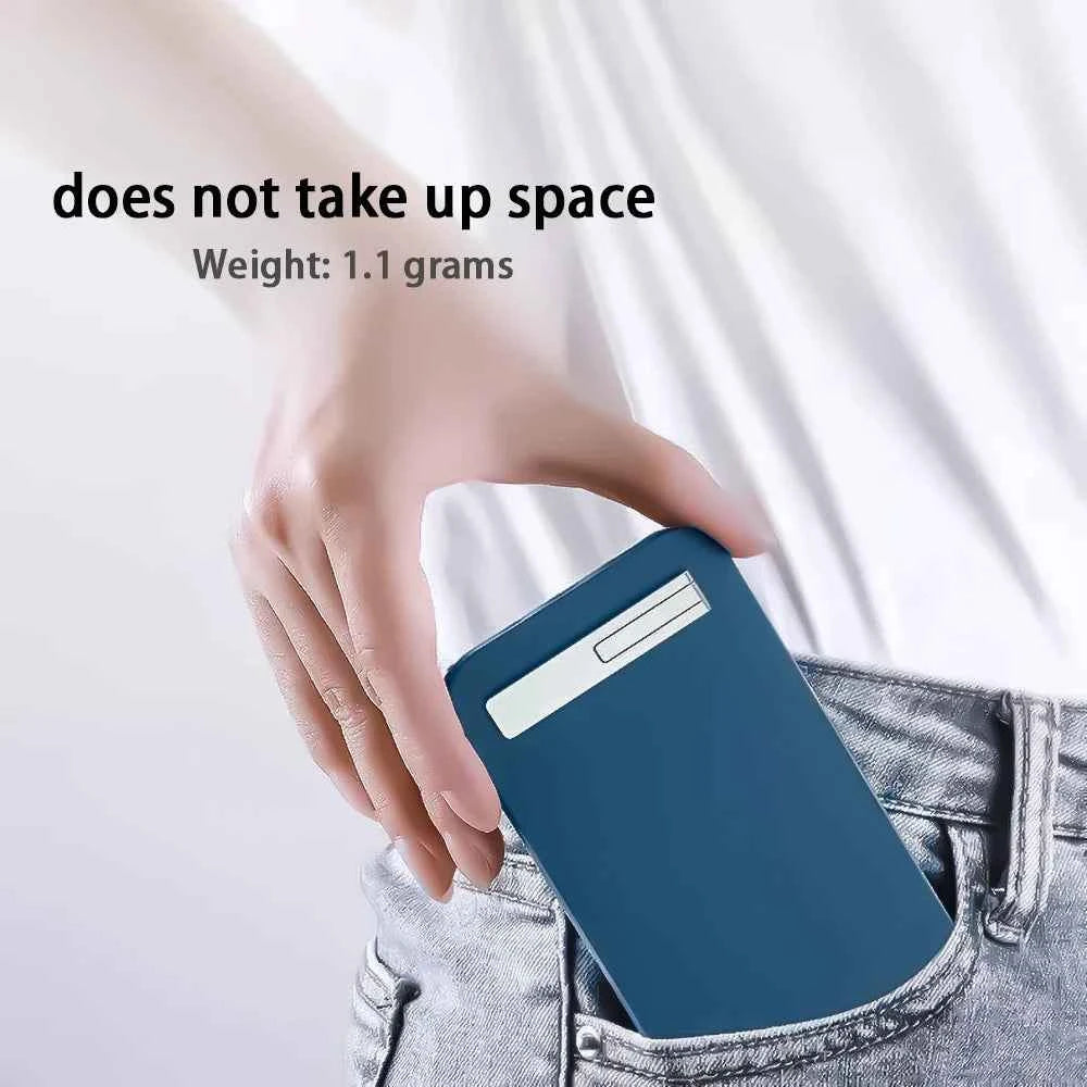 Magnetic Ultra Thin Foldable Mobile Phone Holder Bracket Metal Alloy Desktop Cell Phone Stands Universal Phone Support Kickstand