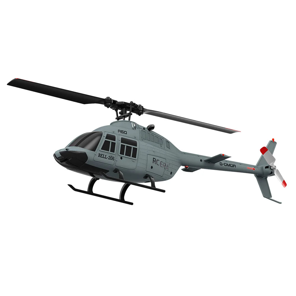 RC ERA A60 4CH Helicopter 1/42 Scale BELL-206 Optical Flow Positioning 10min Fly Time 2.4G 120M 6-Axis Gyroscope Brushless Plane