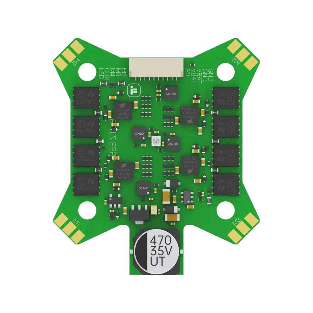 iFlight BLITZ ATF435 55A Stack BLITZ ATF435 Flight Controller with BLITZ E55S 4-IN-1 2-6S ESC for RC FPV Freestyle Racing Drone