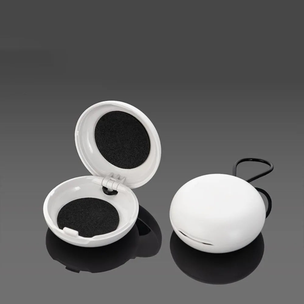 New Plastic Soundproof Earplug Box Round Shape Mini Mini Earplug Case Sleeping Earplug Organizer Jewelry Organizer