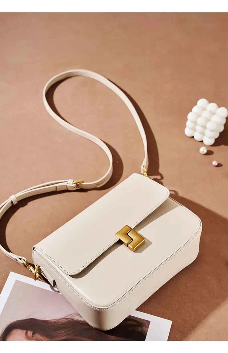 100% Genuine Leather Women's Shoulder Bag High Quality Luxury Designer Crossbody Bags Fashion Cowhide Female Handbags