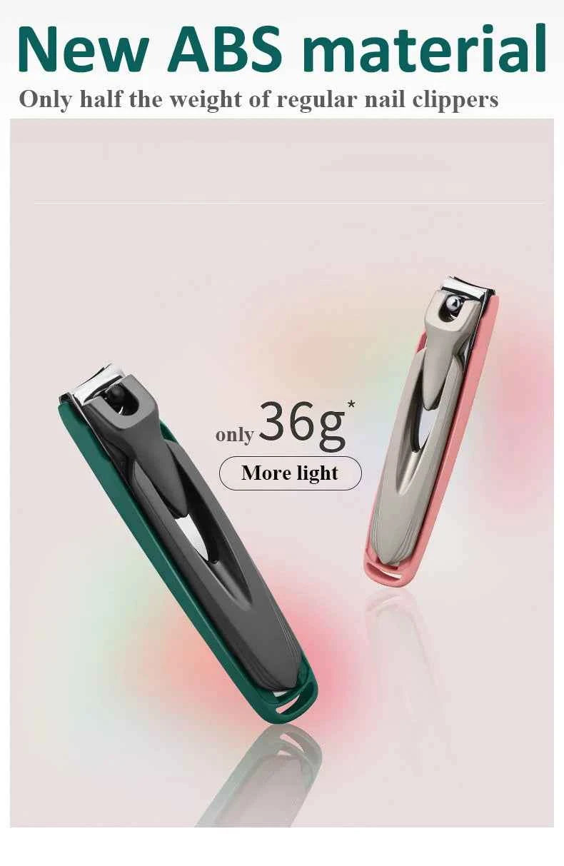 Colorful Nail Clippers Anti-Splash Nail Cutter Detachable Design Fingernail Clippers Stainless Steel Manicure Nail Tool