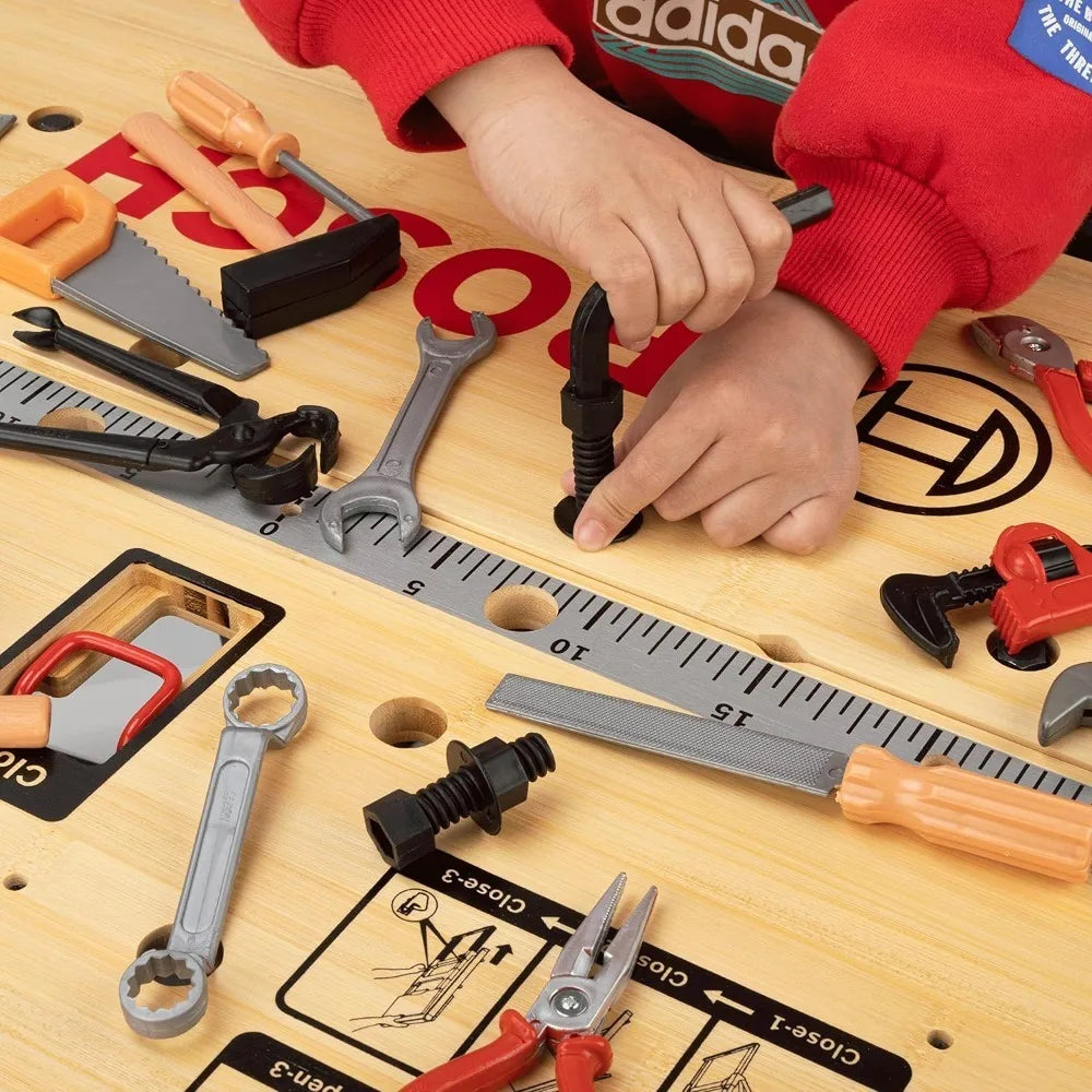 Kids Toys Simulation Repair Tools Set for Boy Safe Plastic Children Maintenance Tools Screwdriver Hammer Tongs Pretend Play Toy