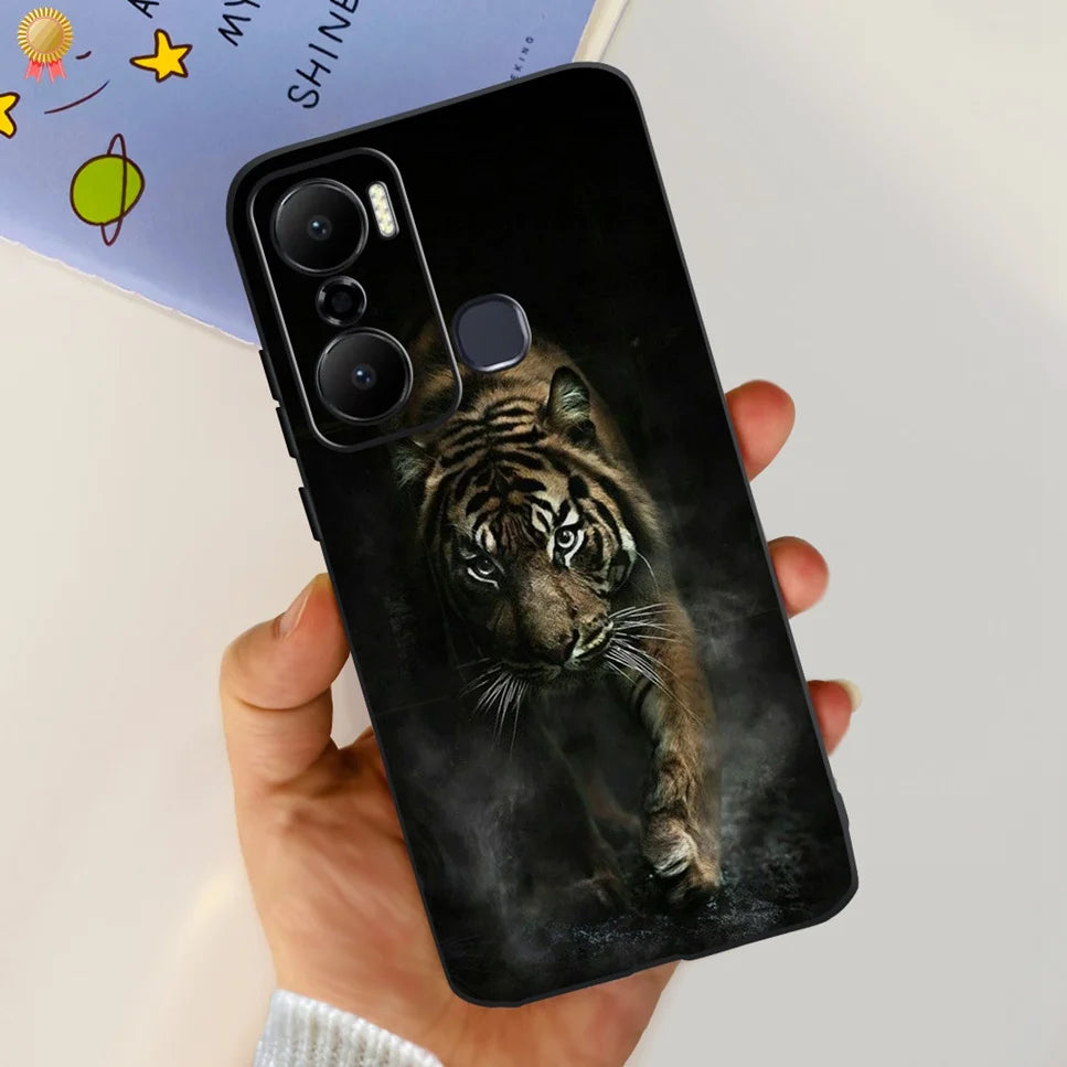 For Infinix Hot 20 Play 20i 4G Case Cute Astronaut Clear TPU Silicone Bumper Cover For Infinix Hot 20 Play 20i Phone Case Funda
