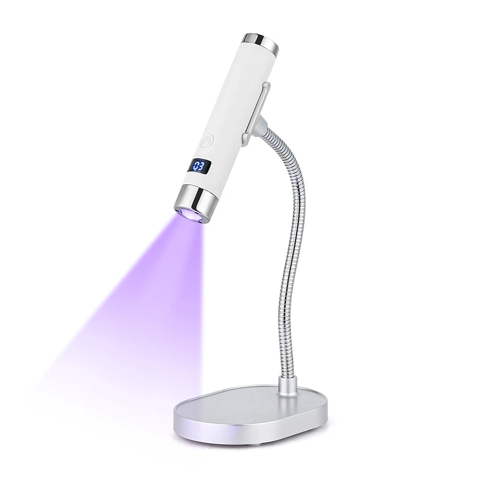 Handheld UV Nail Lamp 2-in-1 Nail Dryer Cordless UV Light Nail Lamp Dryer Nail Curing All Gel Polish Manicure Lamp Nail Art Tool